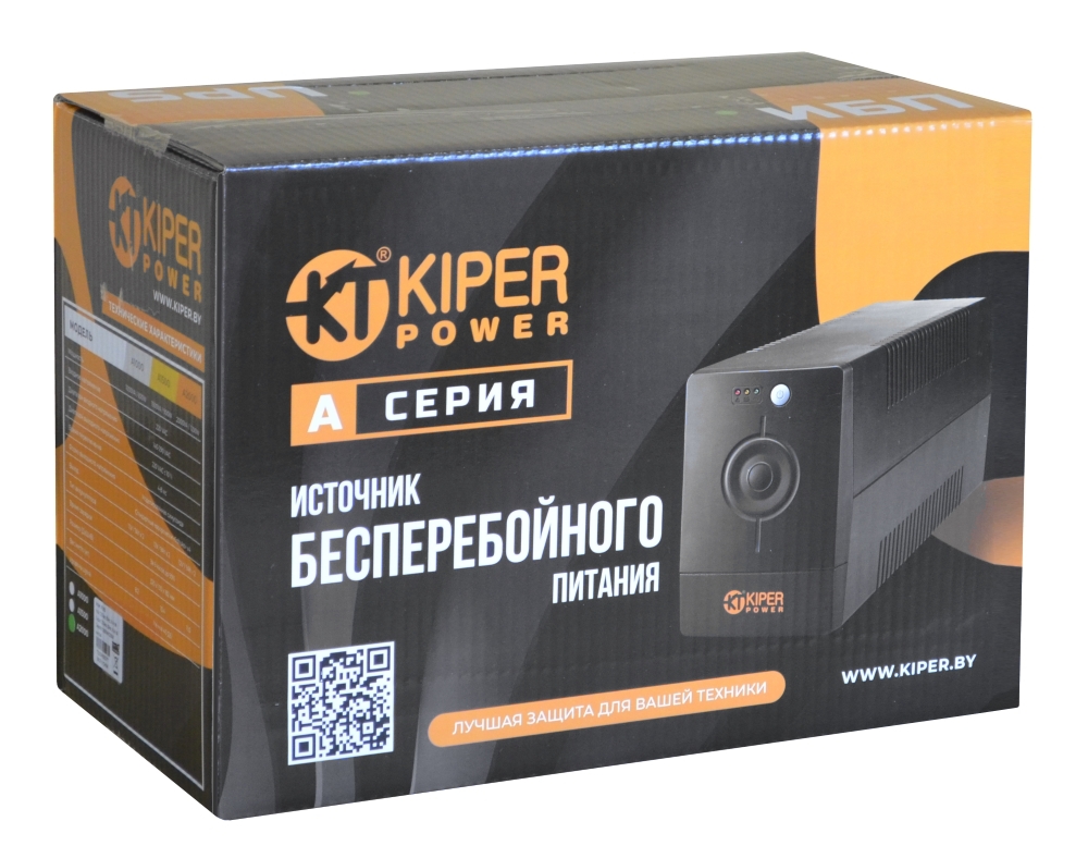 Источник бесперебойного питания Kiper Power A1000 USB (1000VA/600W)